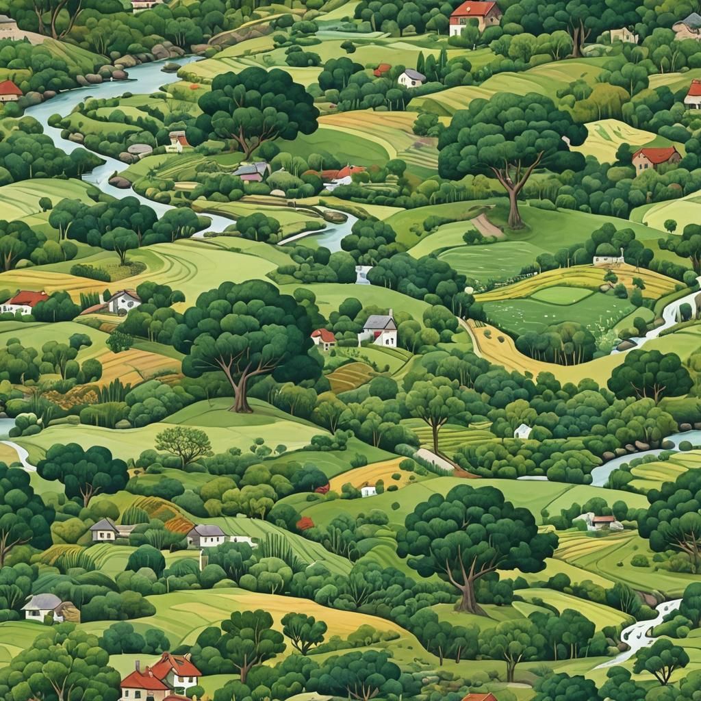 AI Generated Landscape Image