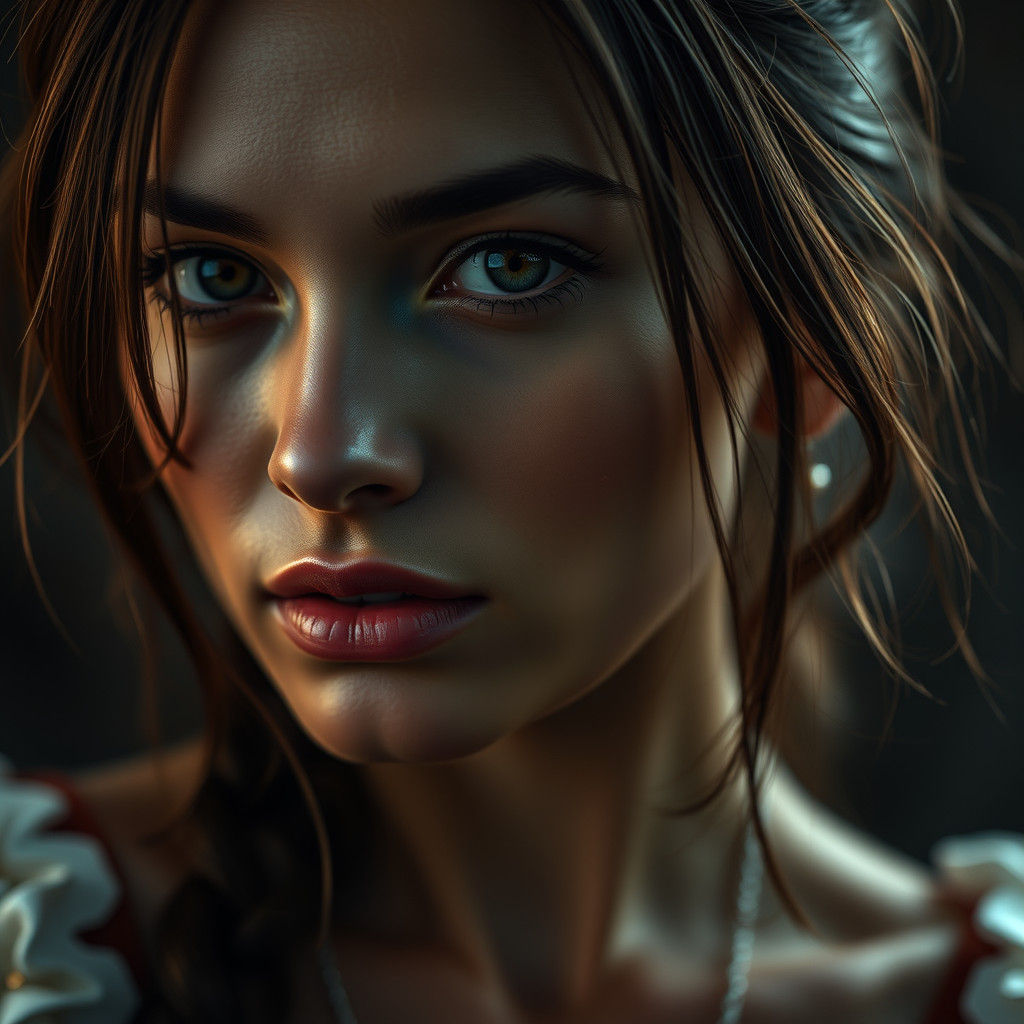 Hyperrealistic Portrait of an Attractive Woman