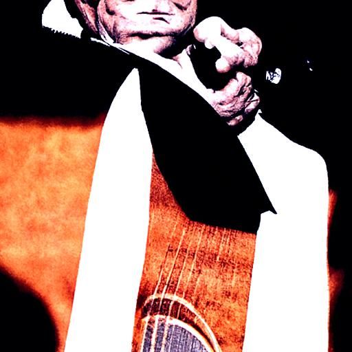 Iconic Johnny Cash Portrait