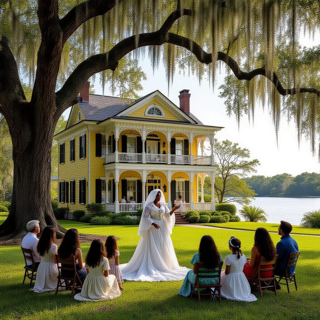 Mystical Voodoo Queen on the Bayou