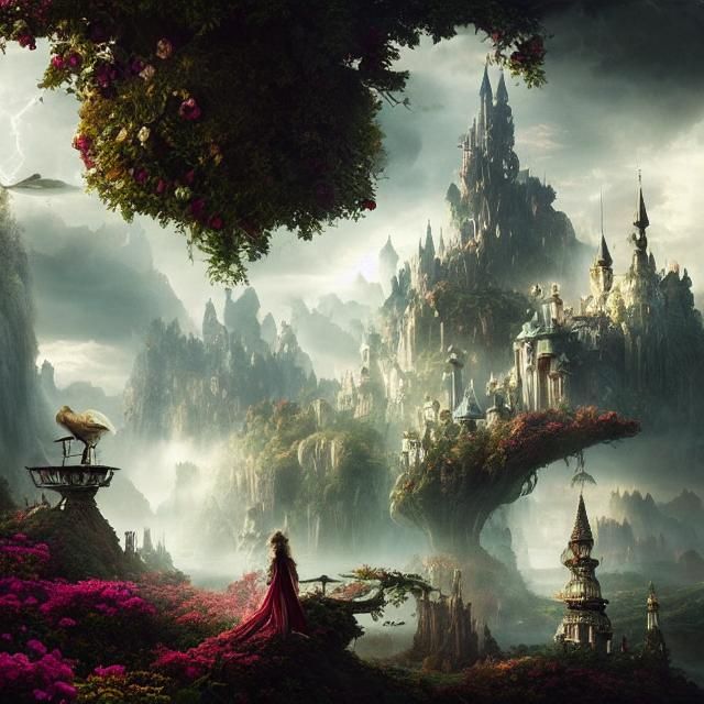 Epic Wonderland: Dramatic Digital Matte Painting