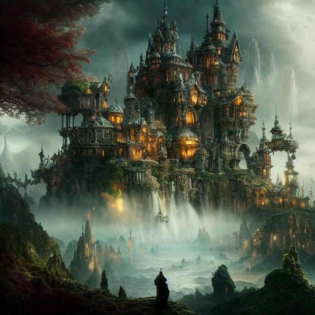 Epic Wonderland: A Digital Matte Painting