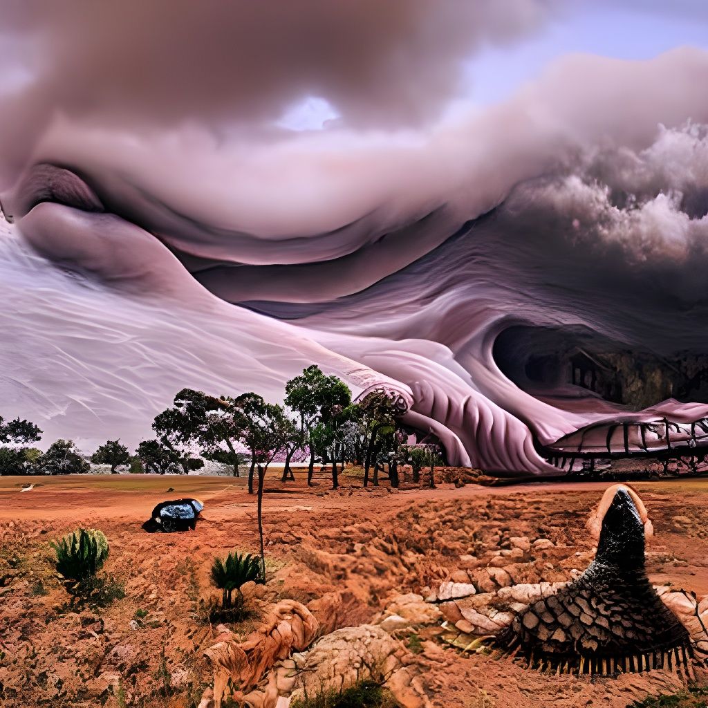 Surreal Australian Landscape Inspired by Iconic Artists