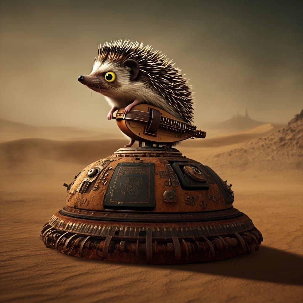 Hurdy gurdy hedgehog