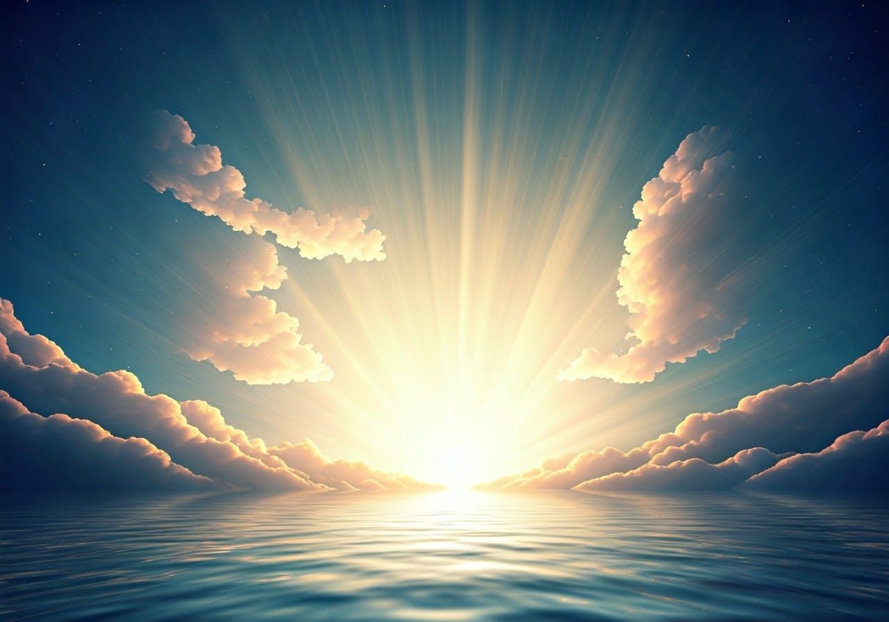 Dreamlike Sanctuary: Ethereal Surrealist Landscape