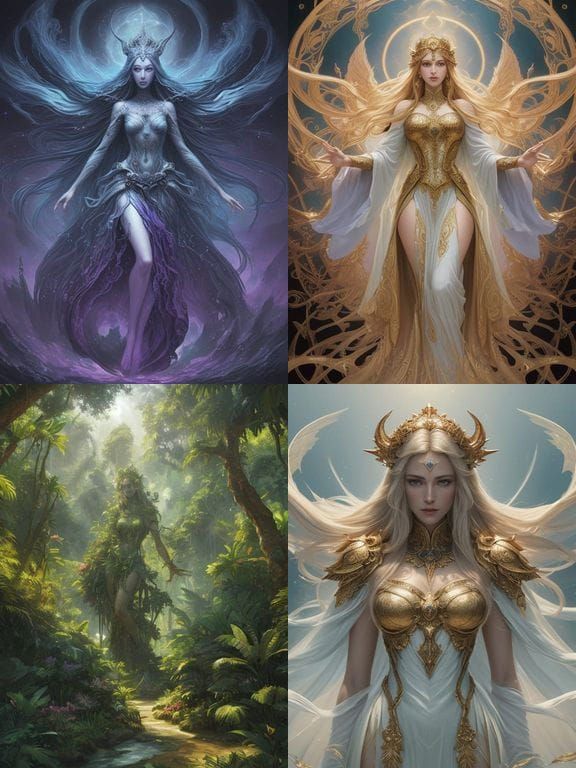 Epic Goddess with Long Legs, Ground Level View