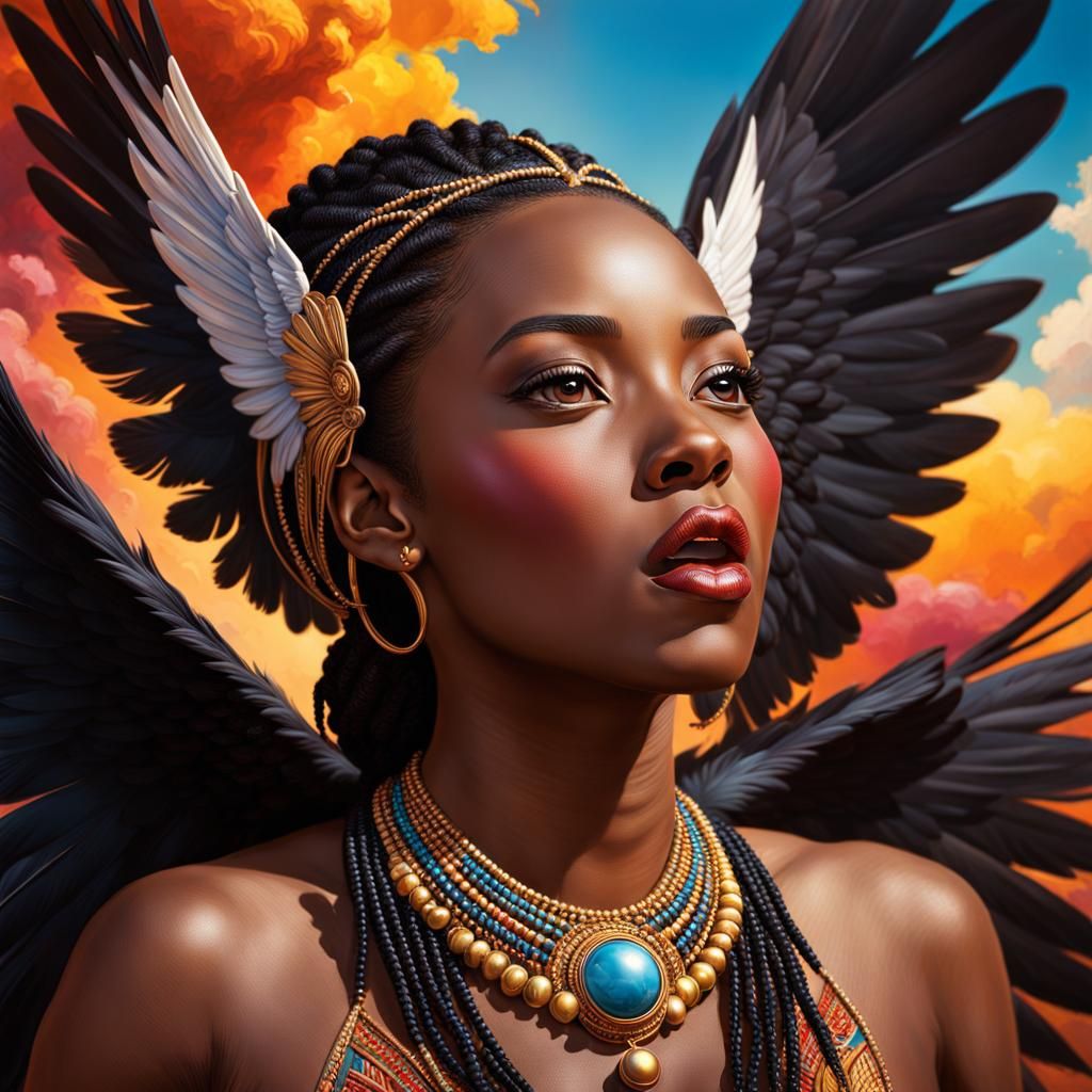 The People Could Fly: Hyperrealistic Splash Art