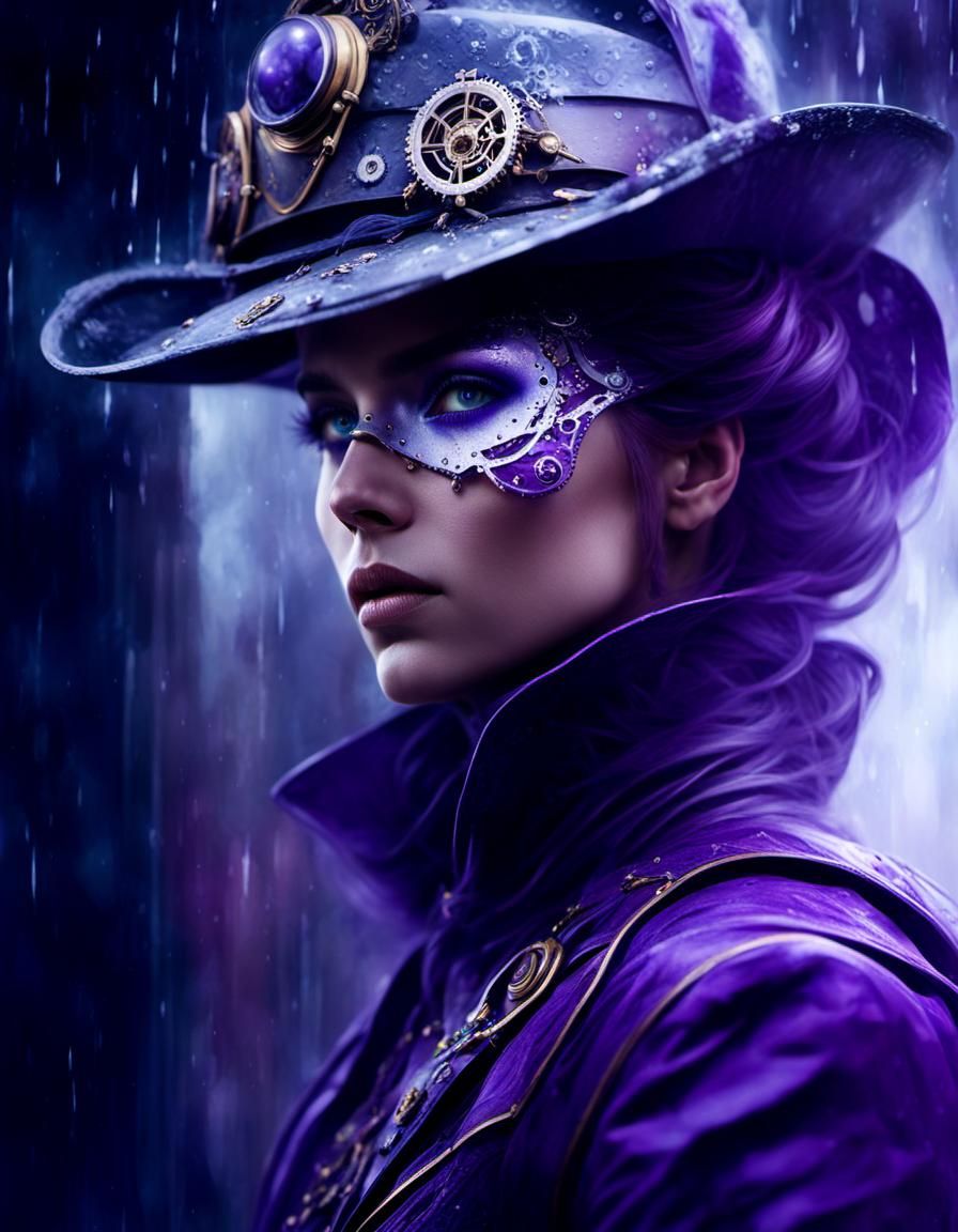 Purple steampunk