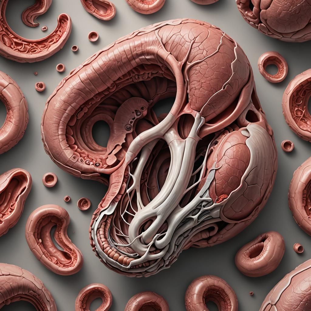 Photorealistic Image of a Human Uterus