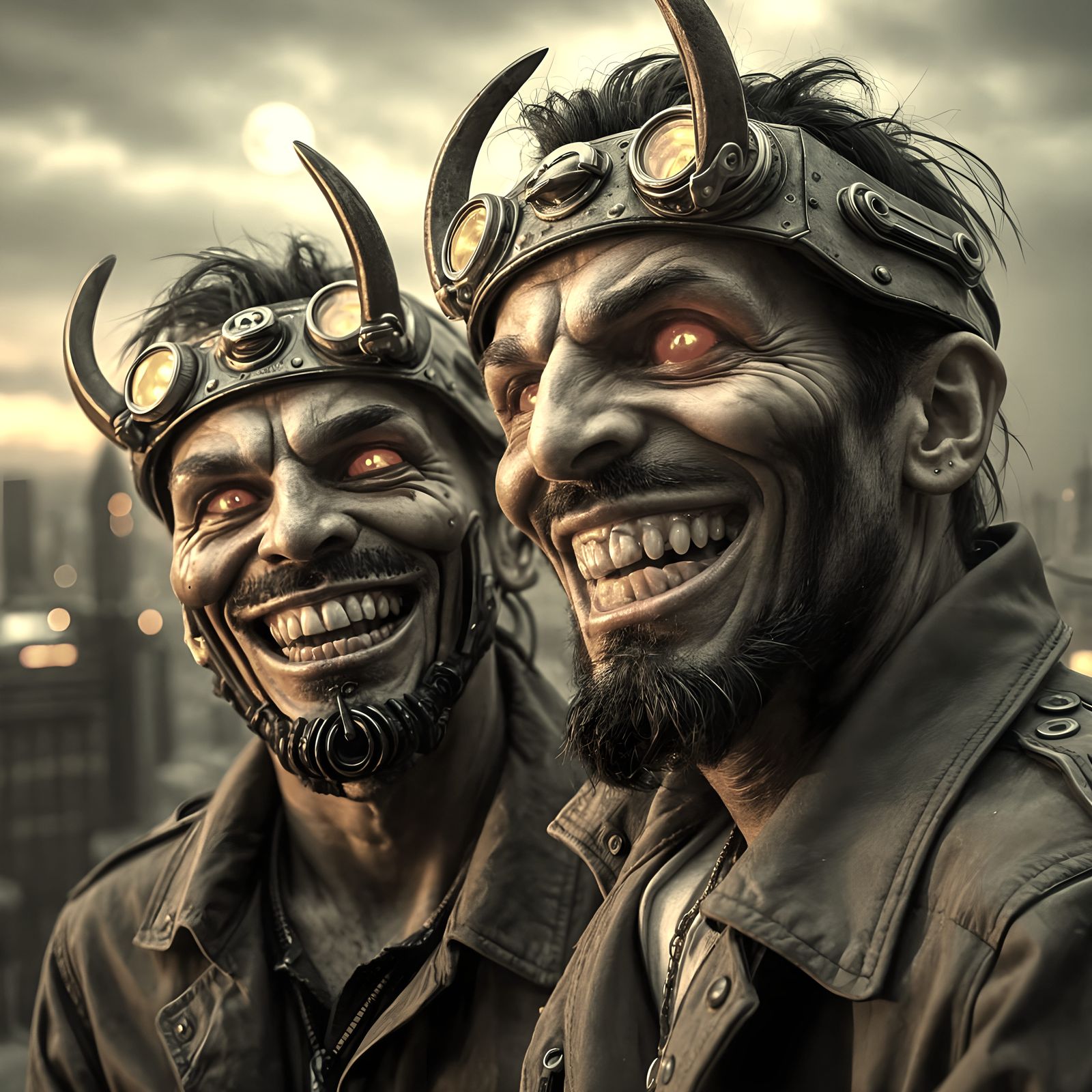 Diabolical Malevolence in a Retrofuturistic City