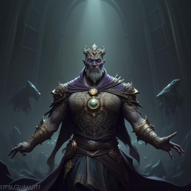 Dark Fantasy Masterpiece in Volumetric Lighting