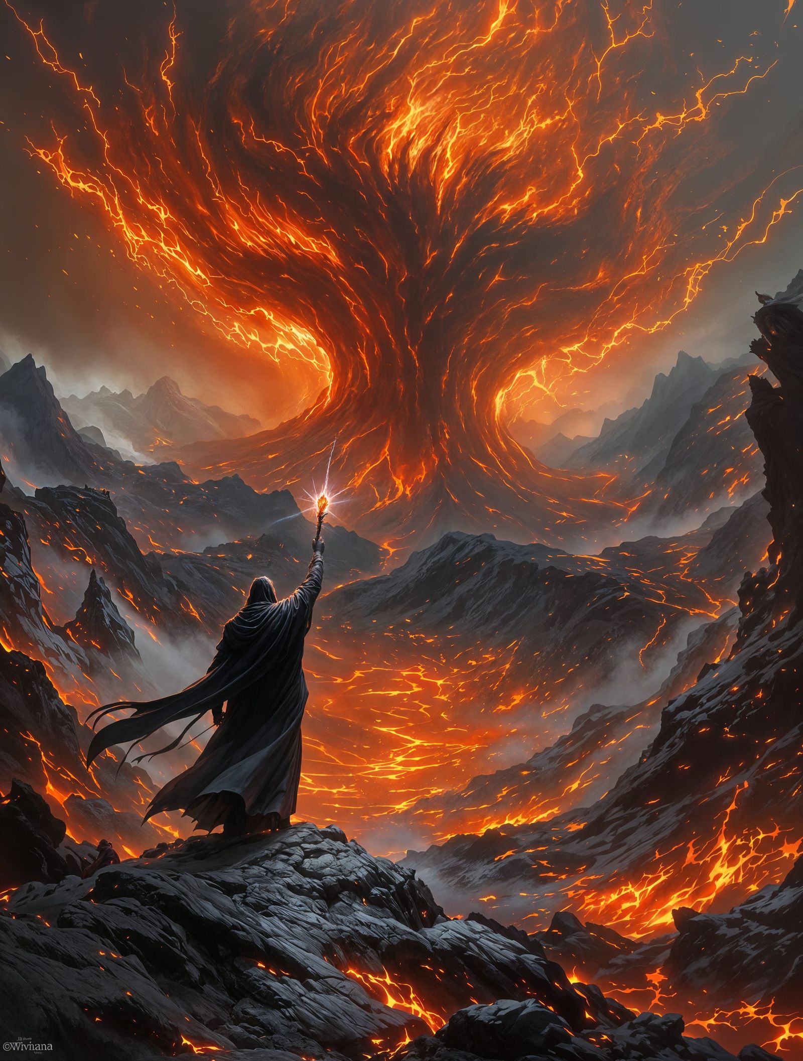 Mystic Sorcerer Dominates Fiery Elemental Chaos