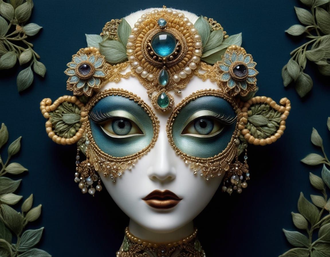 Artist-Laden Soutache Creature with Eyes