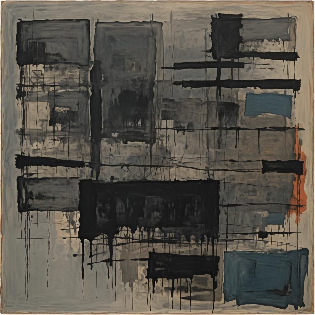 Abstract Word Art in Rothko and Korovin Style