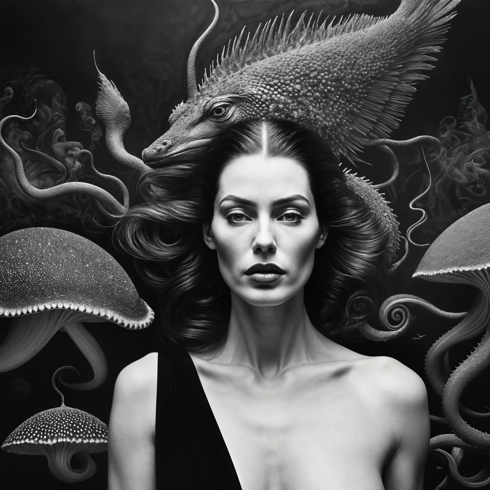 Surreal Portraits of Exotic Aliens in Hyperrealistic Detail