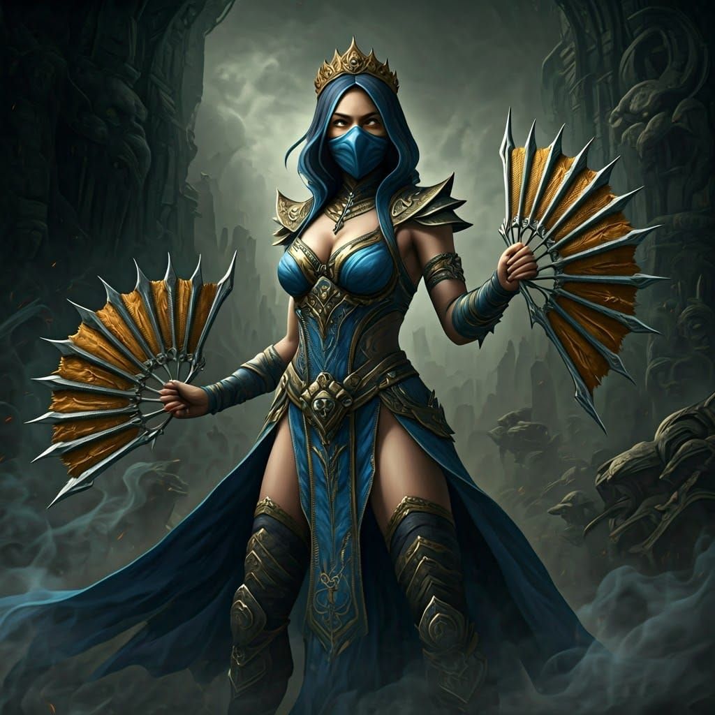 Kitana: Princess of Outworld in Ornate Attire