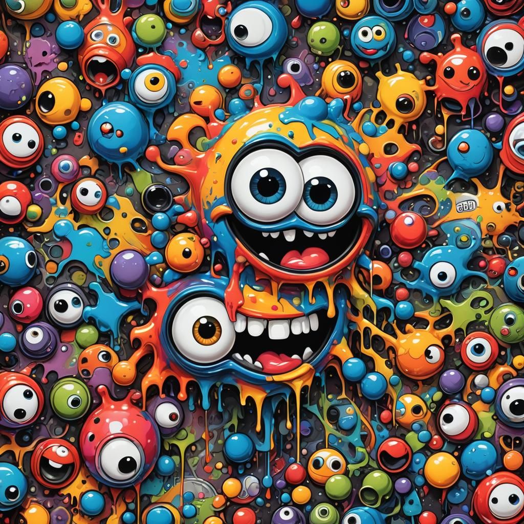 Whimsical Googly-Eyed Street Art Explosion