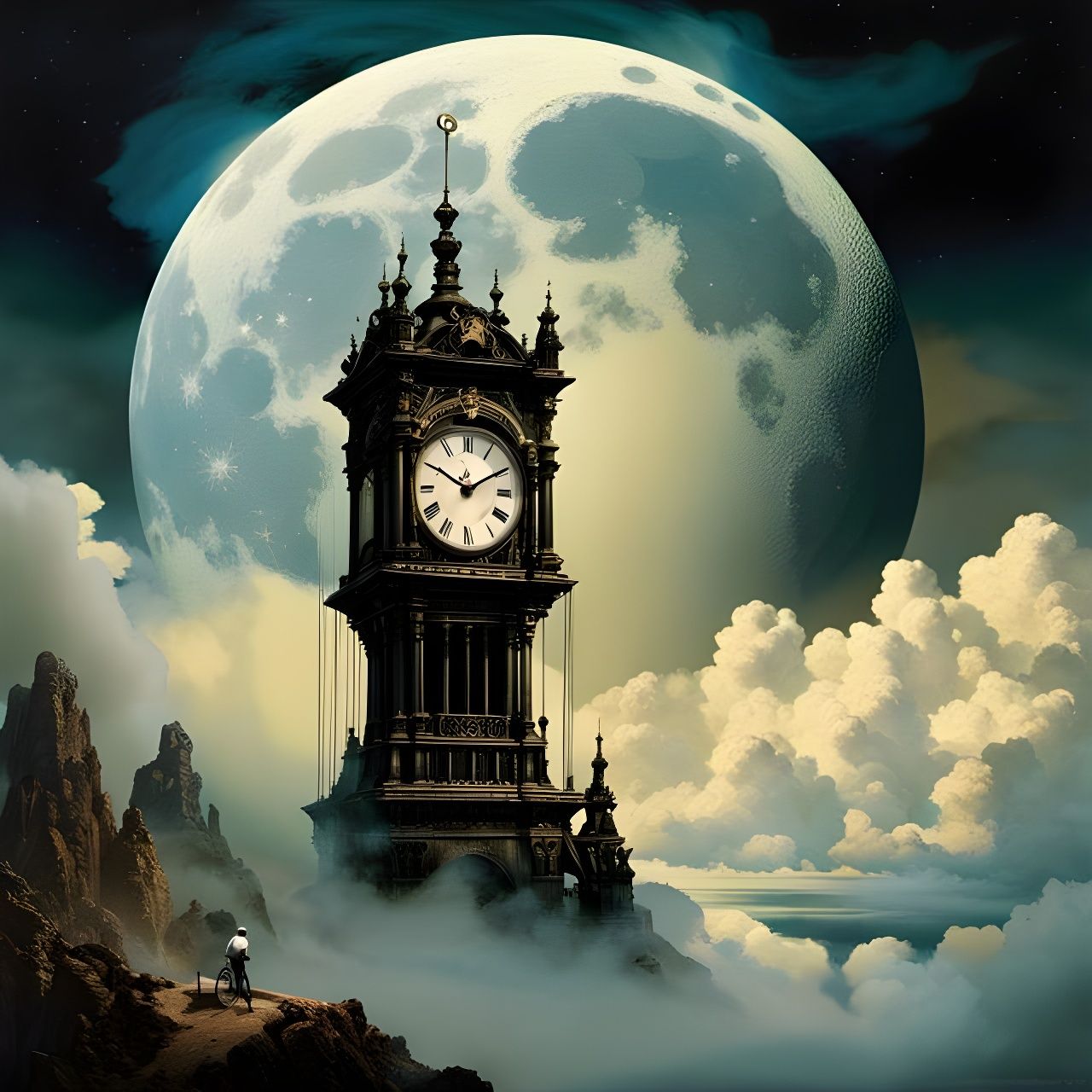 Clockwork Moon Over Carbon Detonation: Psychedelic Tenebrism