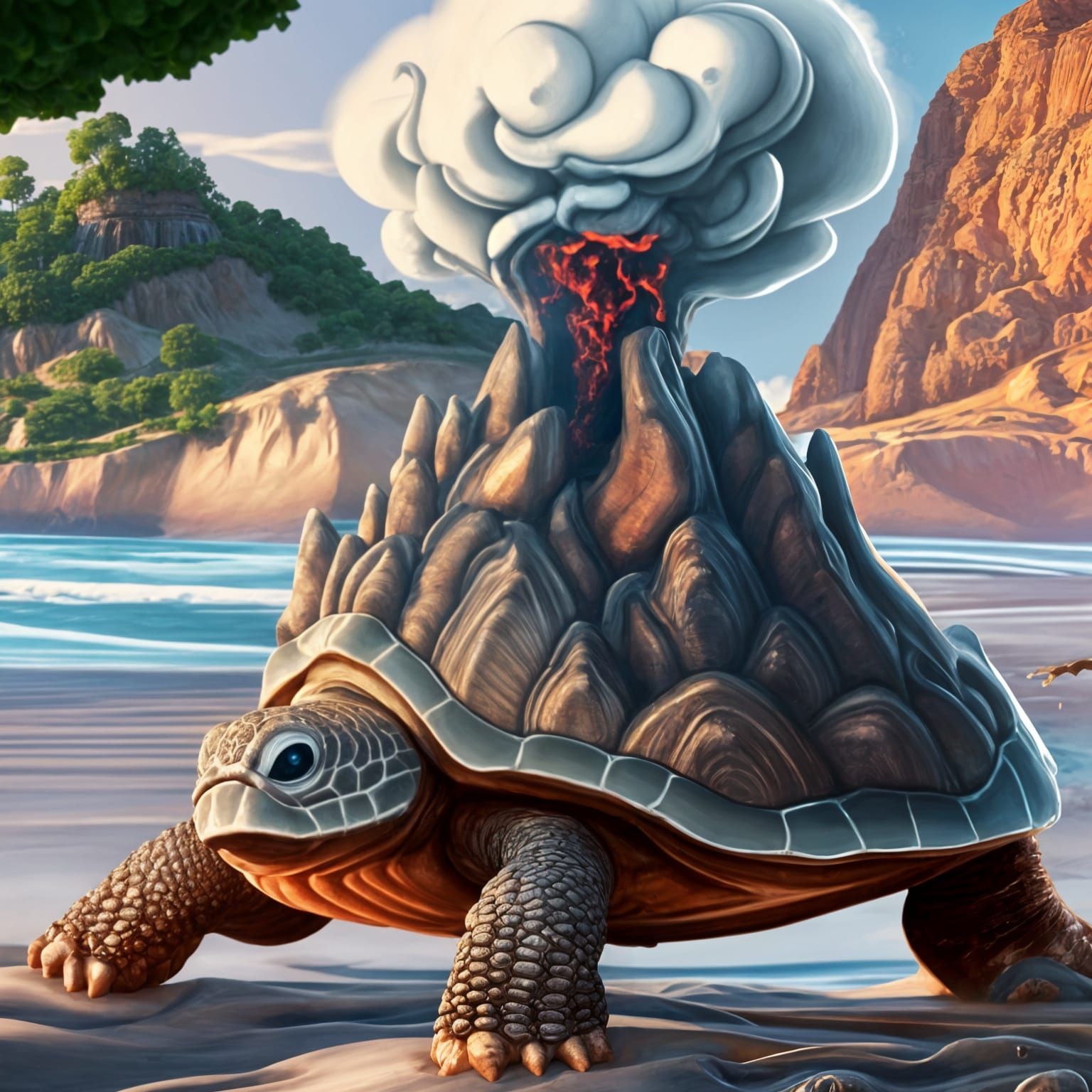 Photorealistic Beach Scene in Ultra High Quality