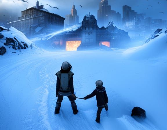 Fiery Aftermath: A World Reborn in Flames