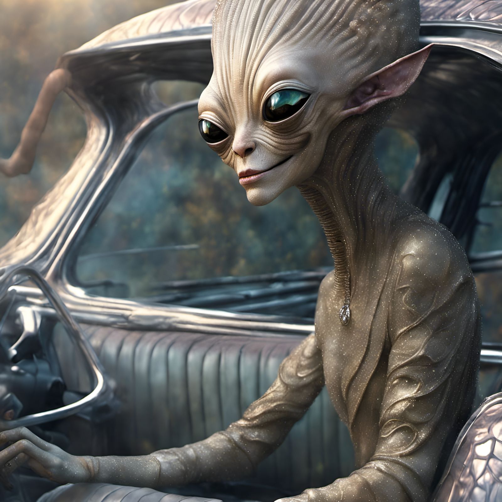 Surreal Alien Life in Exquisite Automobiles