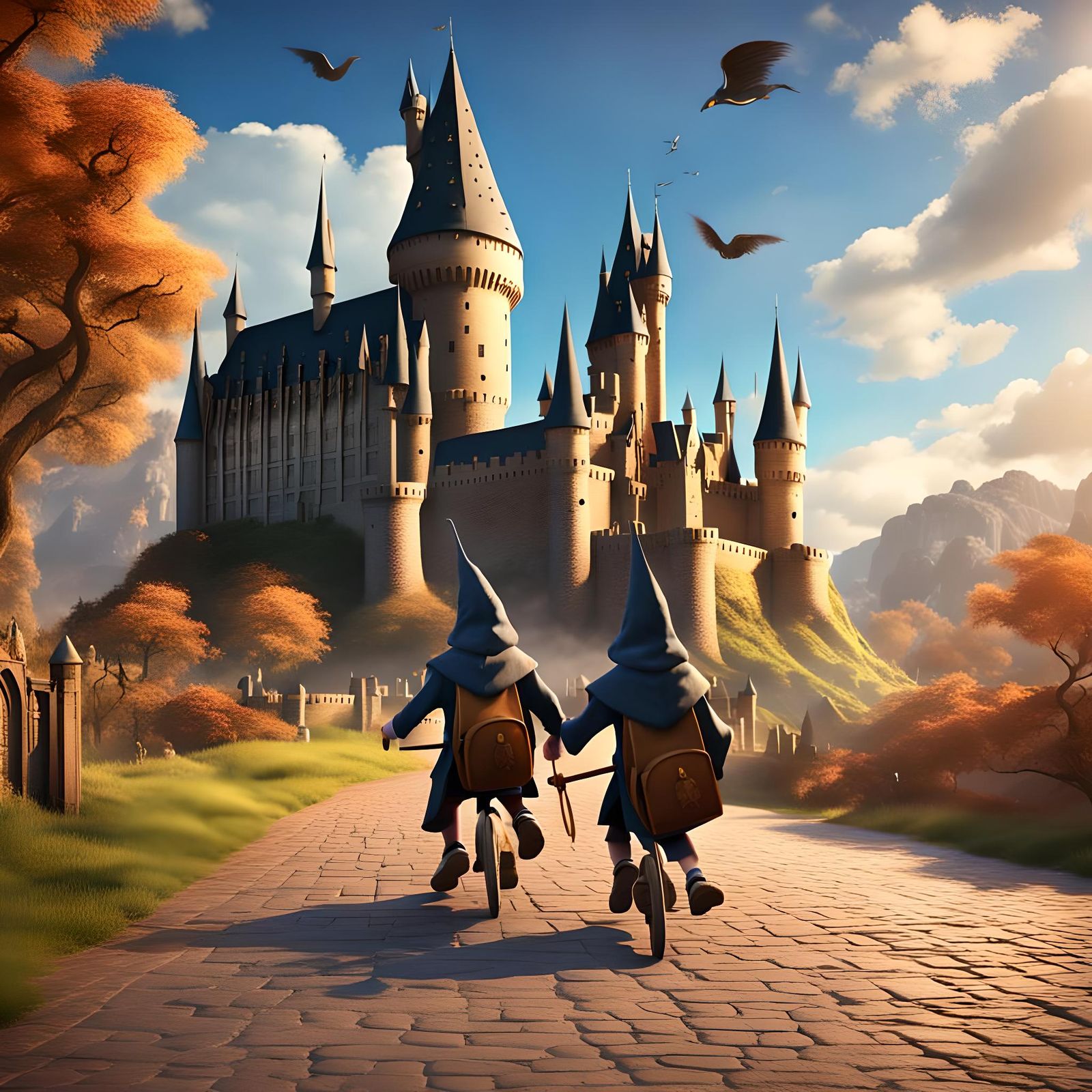 Young Wizards Return to School in Pixar Style