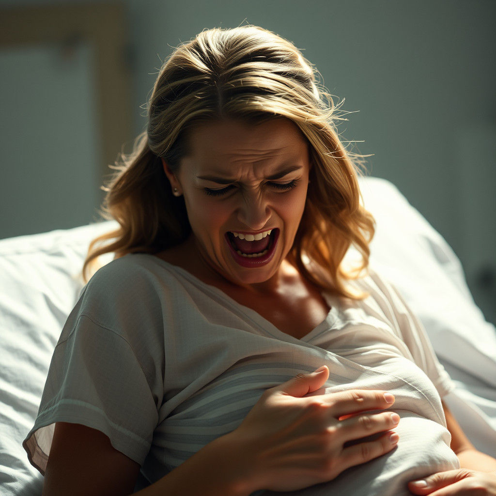 Intense Childbirth Scene Captured on Film
