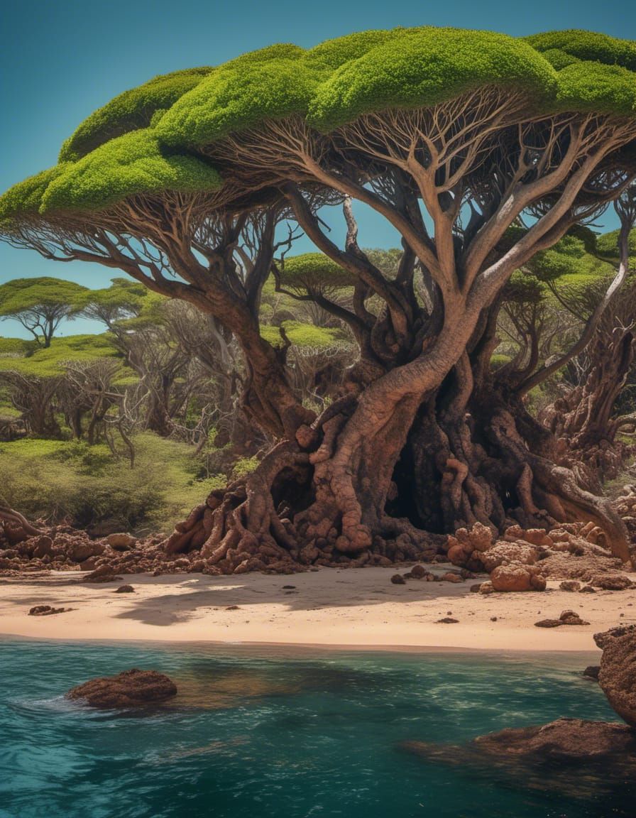 Spectacular Socotra Island Dragon Blood Trees