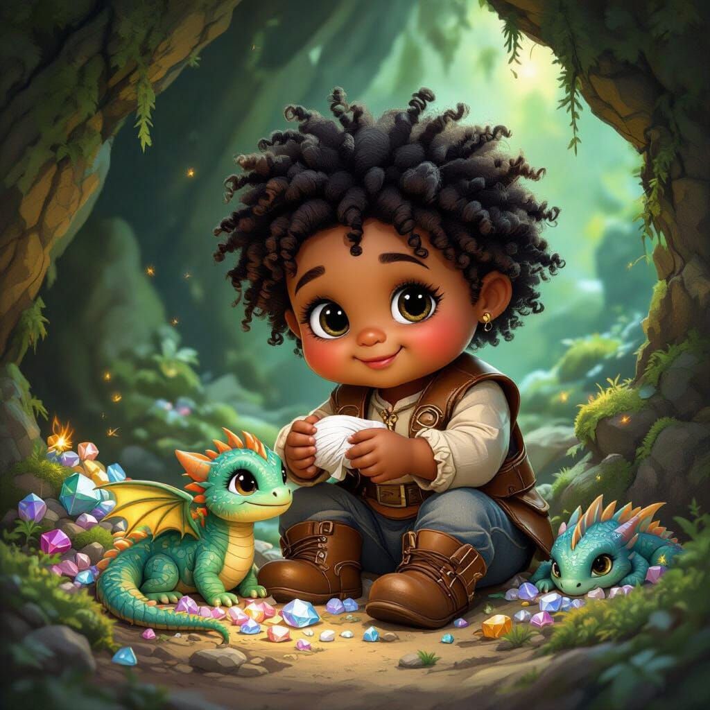 Cabbage Patch Kid Bandaging Dragon Wing