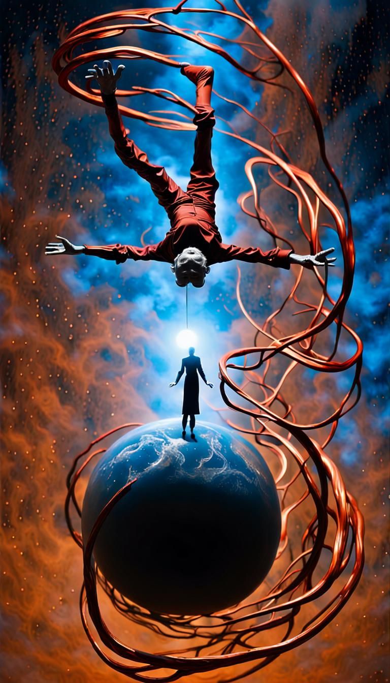 Surreal Space Sculpture of Humanity's Understanding