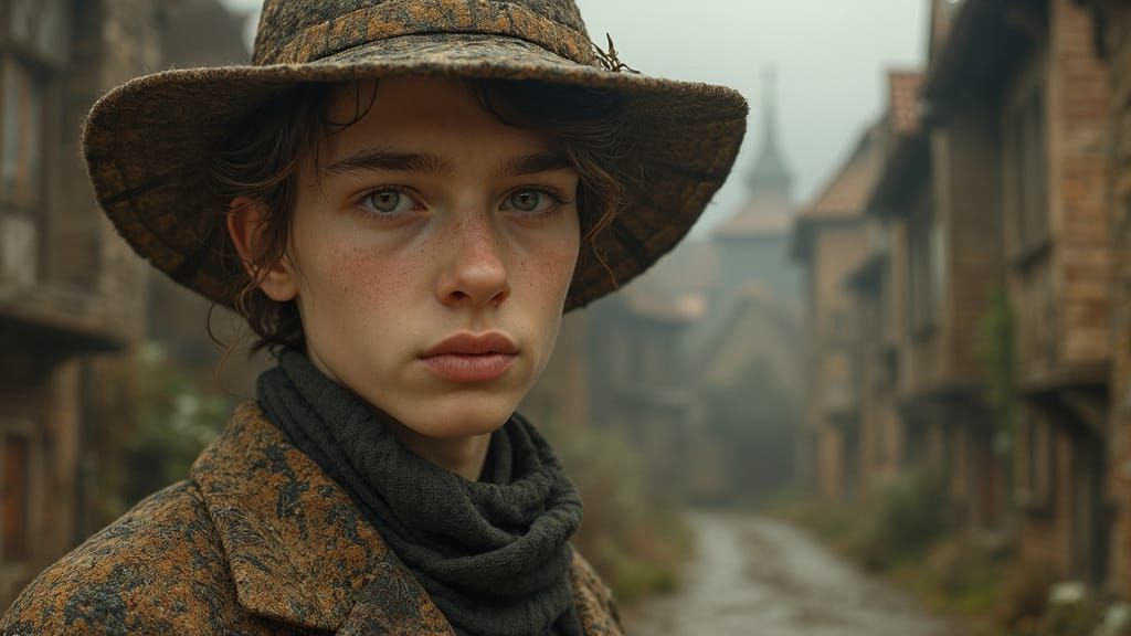 A portrait of a young man