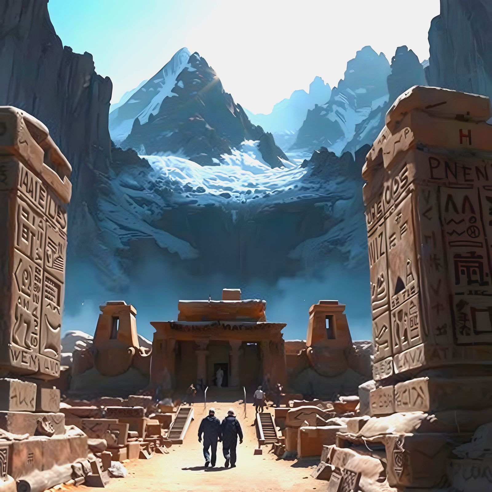 Mysterious Alien Hieroglyphs Discovered on Expedition