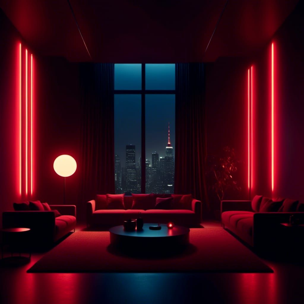 Abstract Shadows and Light Art