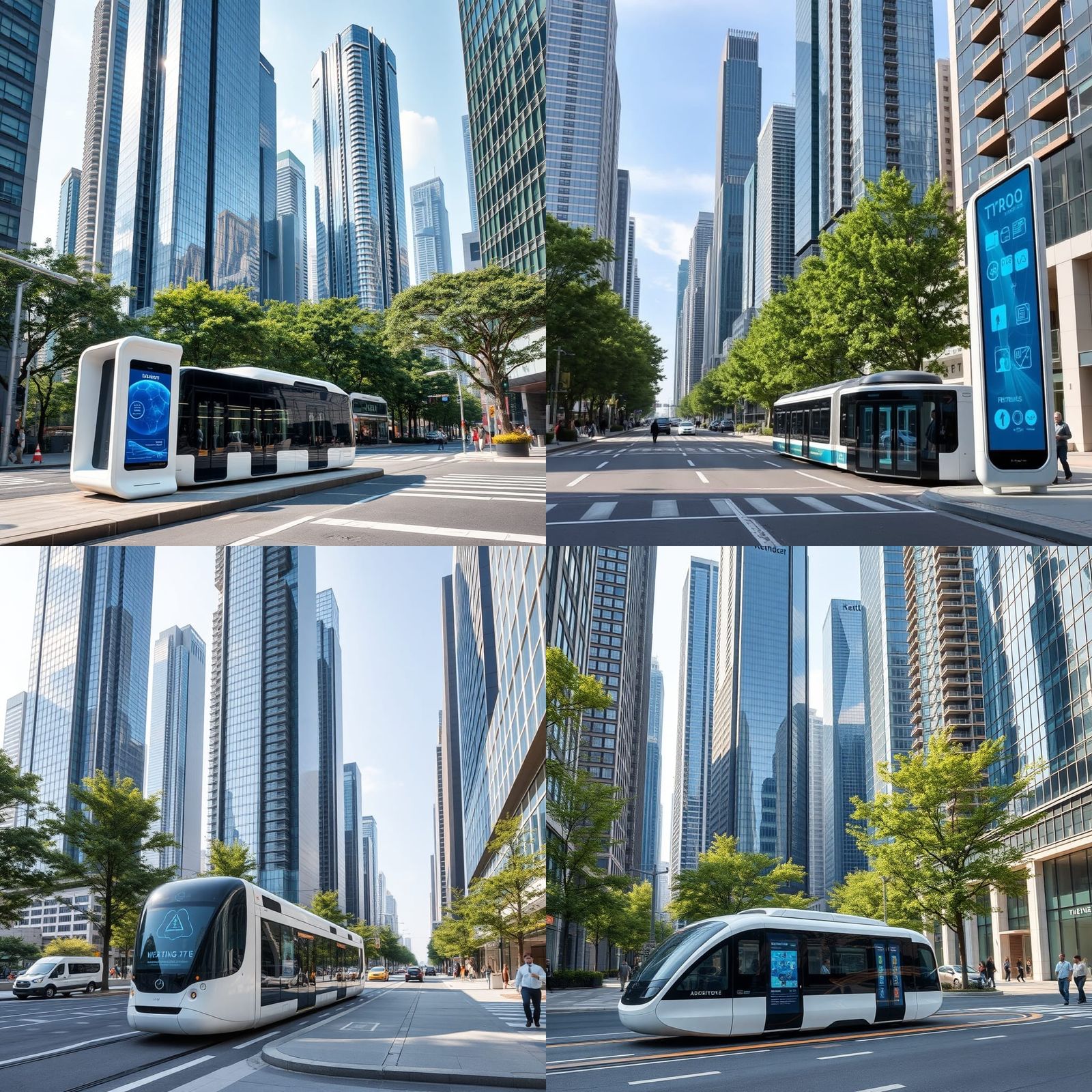 Futuristic Cityscape with Advanced Technology Integration