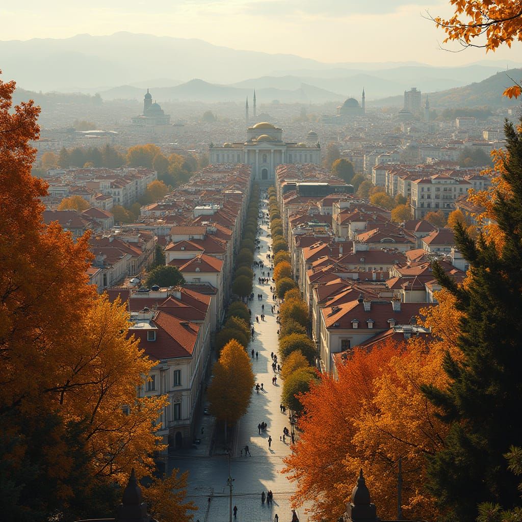 Autumnal Tirana, Albania's Historic Capital City in Vibrant ...