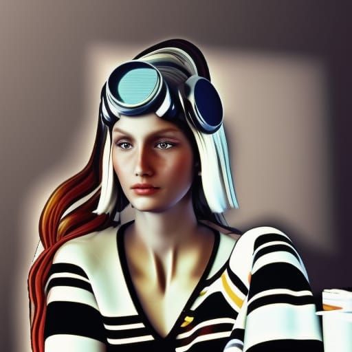 1980s Fashion in Photorealistic Style