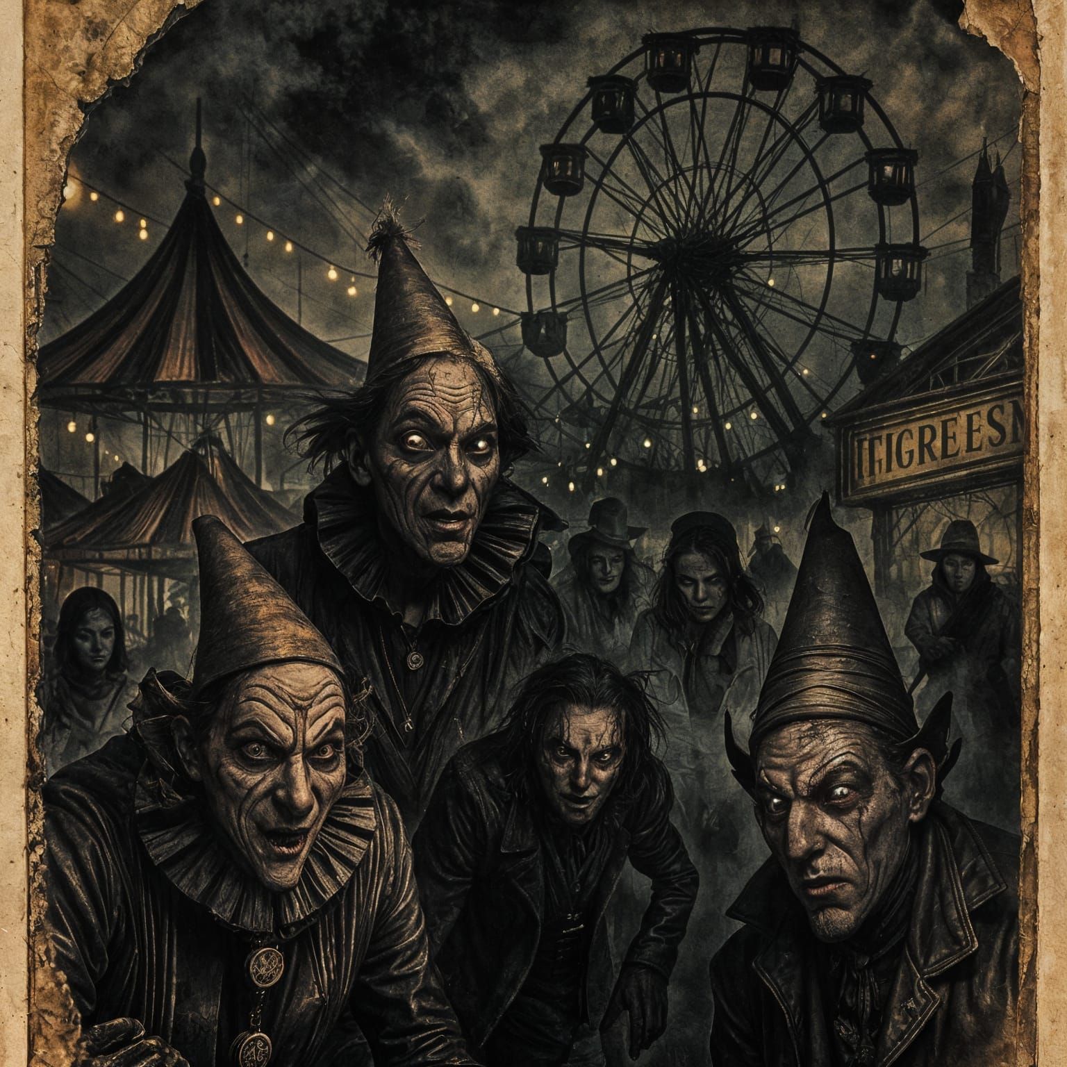 Sinister Night Carnival: Golden Age Illustration