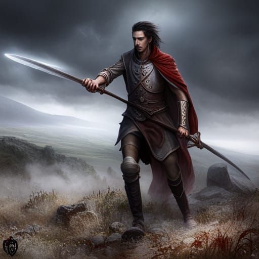 Cain Slaying Abel: Hyperrealistic Biblical Scene