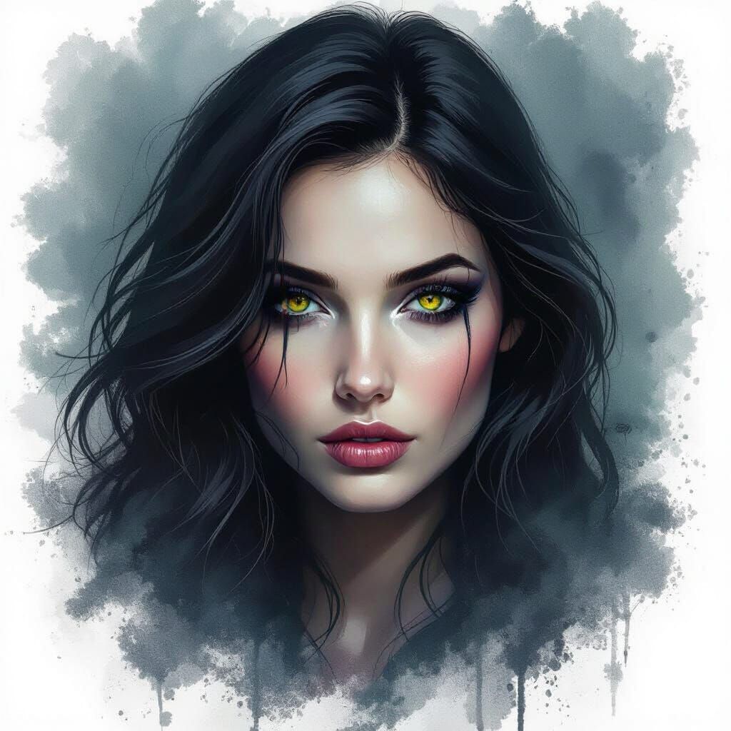 Intriguing Mysterious Portrait