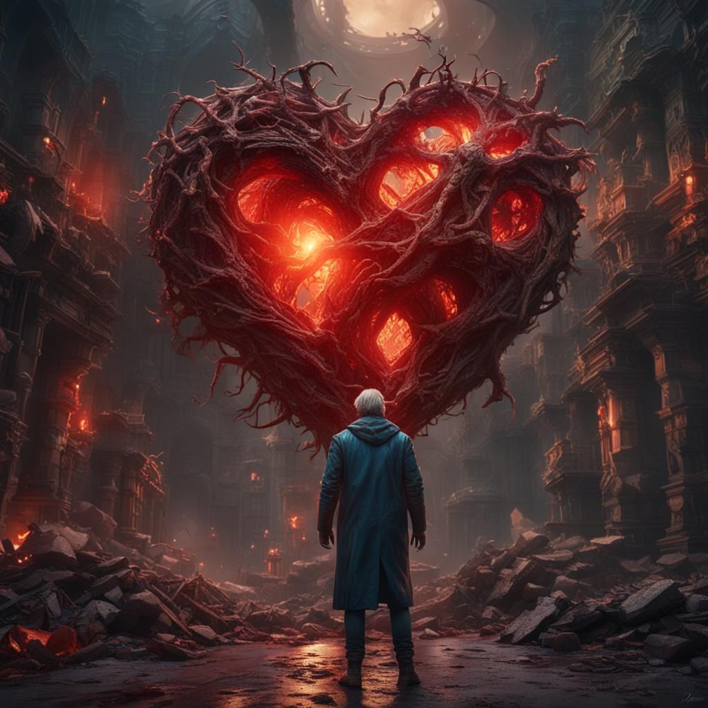 Heart Attack in Detailed Matte Painting