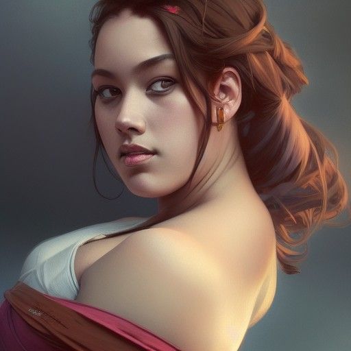 Lustful gaze - Beautiful Caucasian Girl 02.