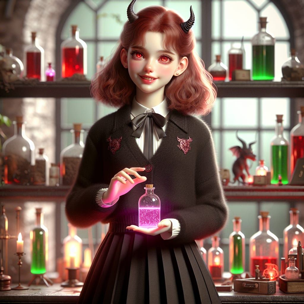 Hell's Princess in Alchemical Laboratory