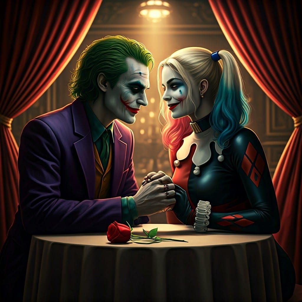 Joker and Harley Quinn's Intimate Valentine's Moment