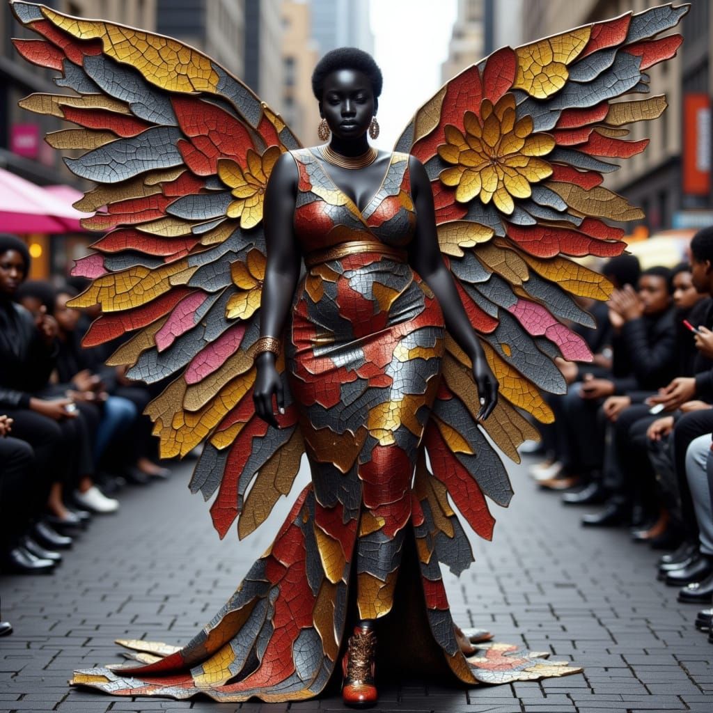 Hyperrealistic Fashion in a World of Discarded Fabrics