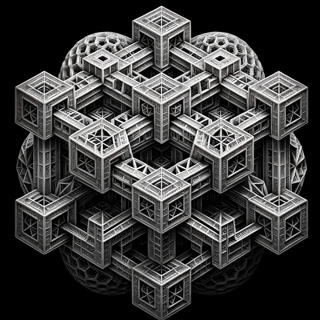 Nested Polygons Inspired by Metatron's Cube