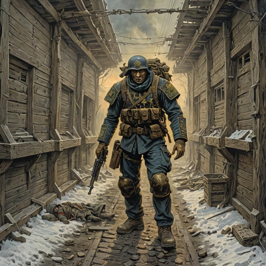 Horrific Scene of Russian Soldier in Ukraine