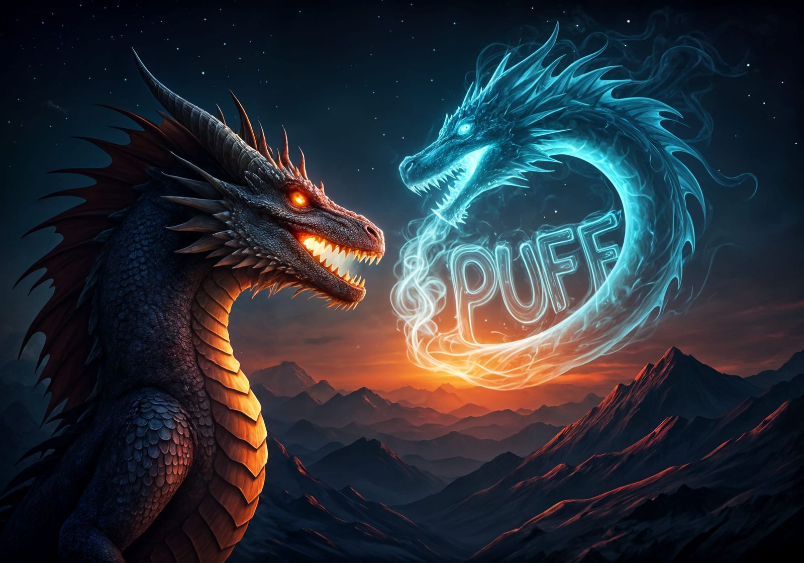 "Puff" the Magic Dragon (the scary version!)