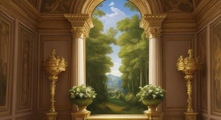 Venus Surrounded by Cherubs in Renaissance Style