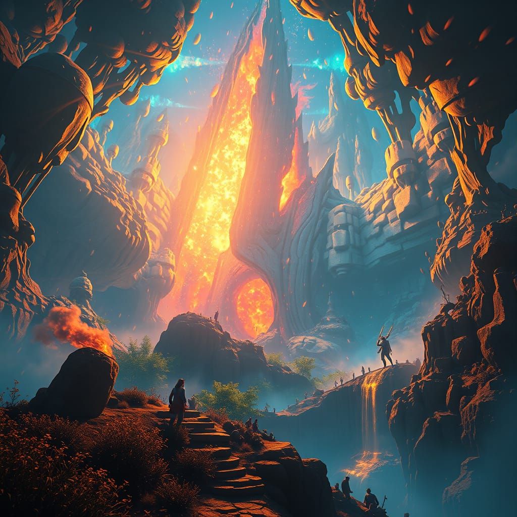 Visceral Cyberpunk Realm in Unreal Engine 5