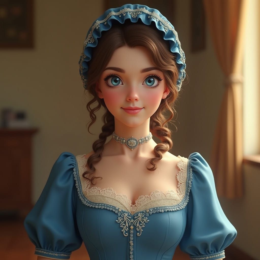 Ethereal Pioneer Maiden in Soft Focus